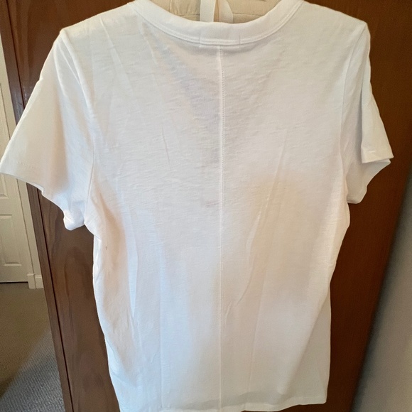 Rag & Bone Tee - The Slub Tee, Medium V-Neck in White, NWT - Picture 4 of 9